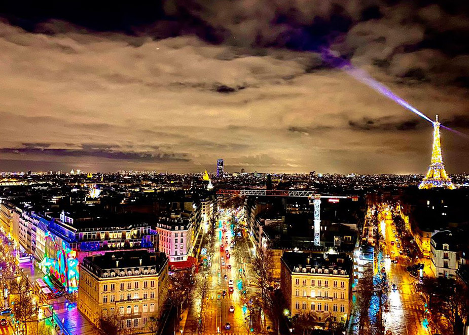 林上立醫師在巴黎拍的夜景