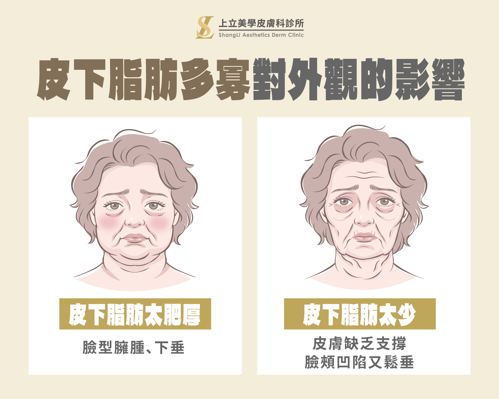 「皮下脂肪」的微妙平衡